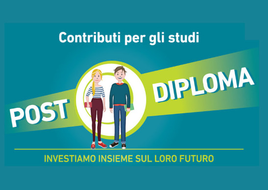 Contributi agli studi post diploma: “investiamo su di loro”