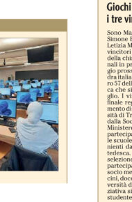 RassegnaStampa - 2025 04 13 l Adige 19 Giochi della chimica